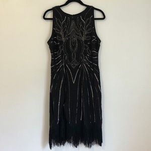 Black beaded dress